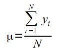 Formula za aritmetično sredino